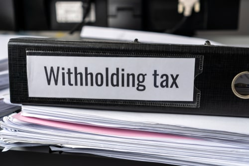 Withholding tax binder